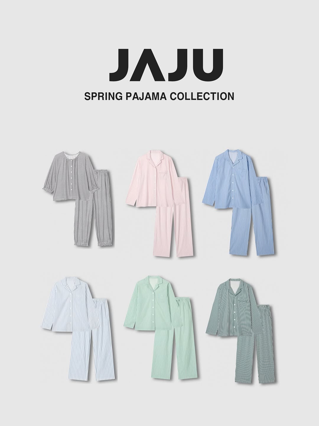 JAJU 자주 파자마, 의류 콜렉션