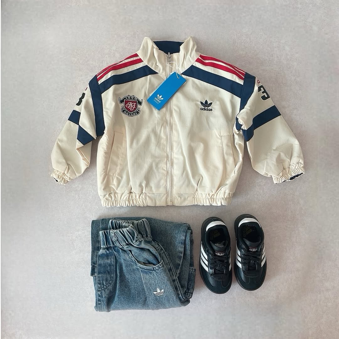 레트로 양면바람막이