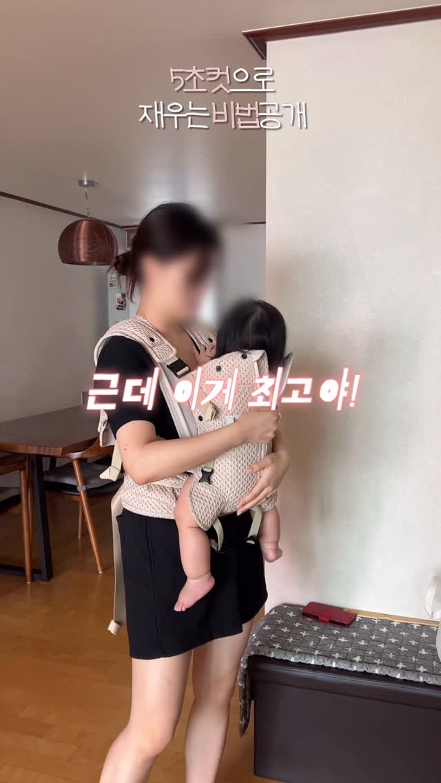조끼형 아기띠