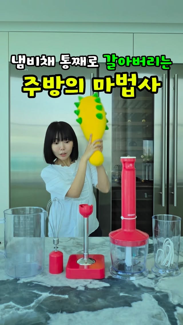 무선 핸드블렌더 도깨비방망이