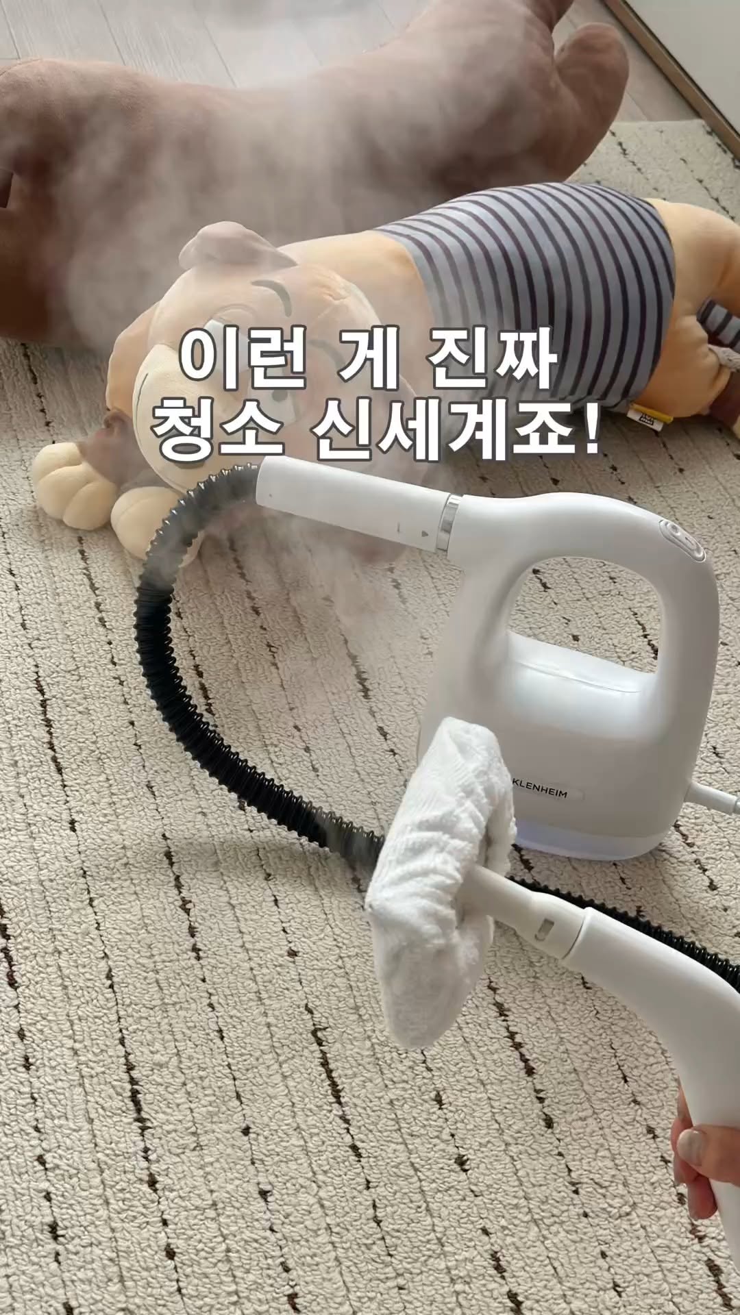 클렌하임 그립샷 스팀청소기