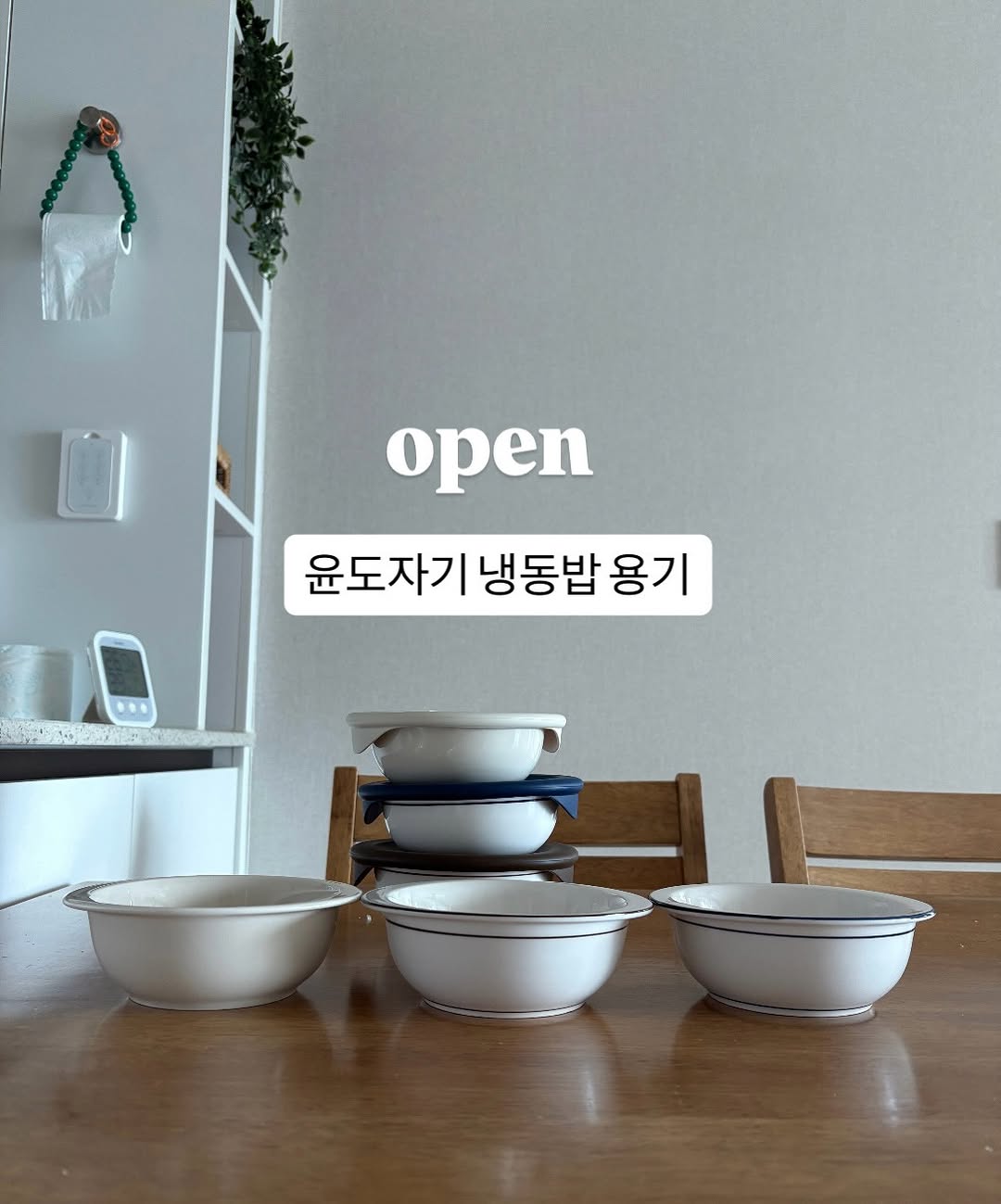 윤도자기 냉동밥 용기