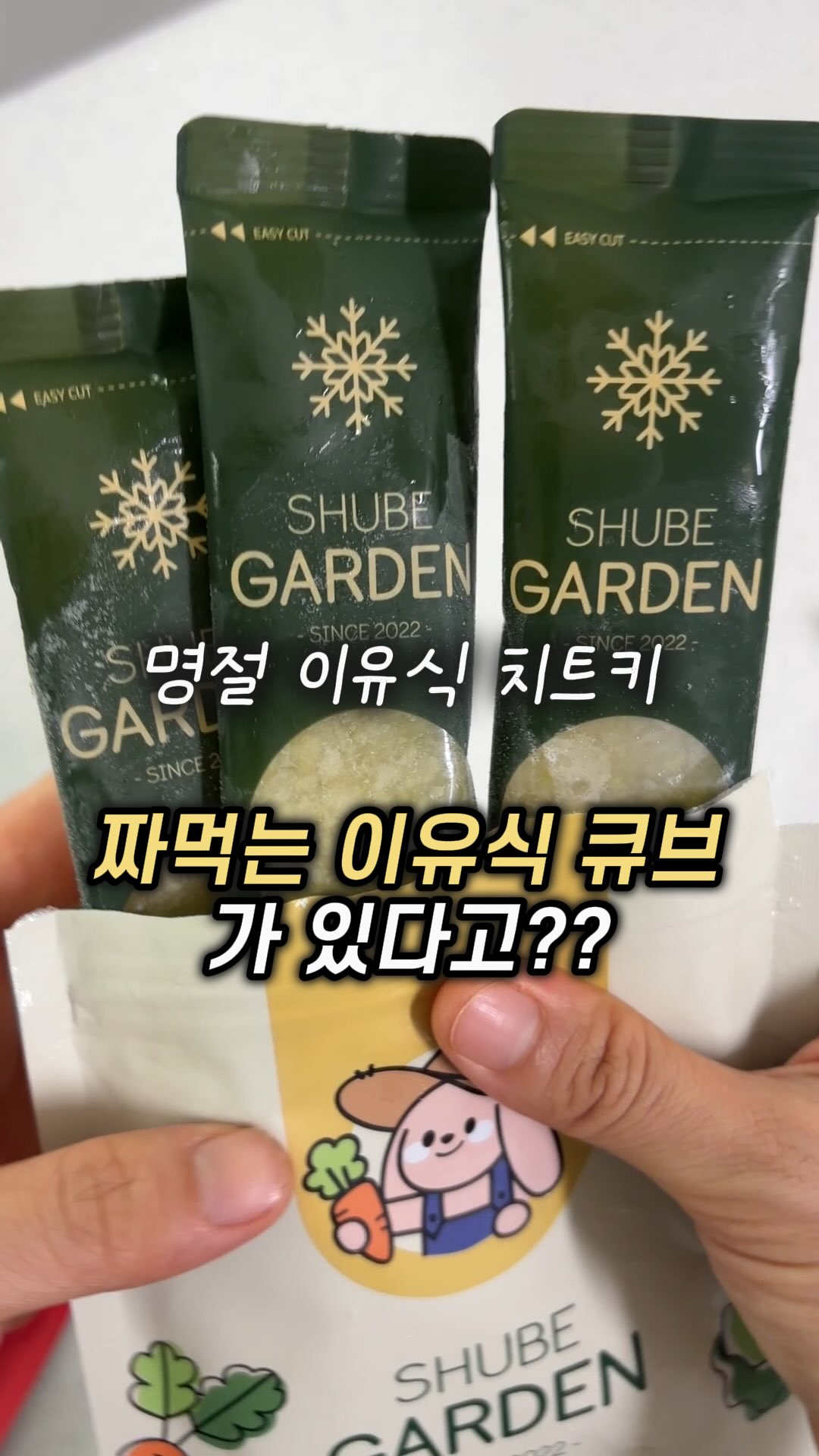 슈베가든 이유식 스틱큐브