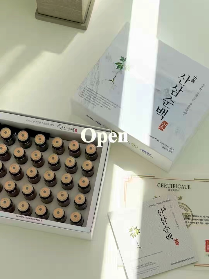 산삼순백 7년근 산양산삼추출액100%