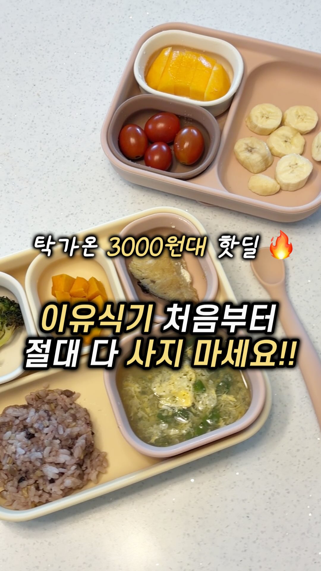 탁가온 유아식기