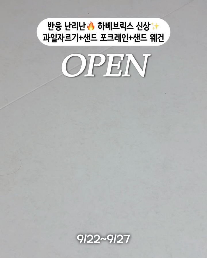 하베브릭스 신상 과일자르기+샌드토이