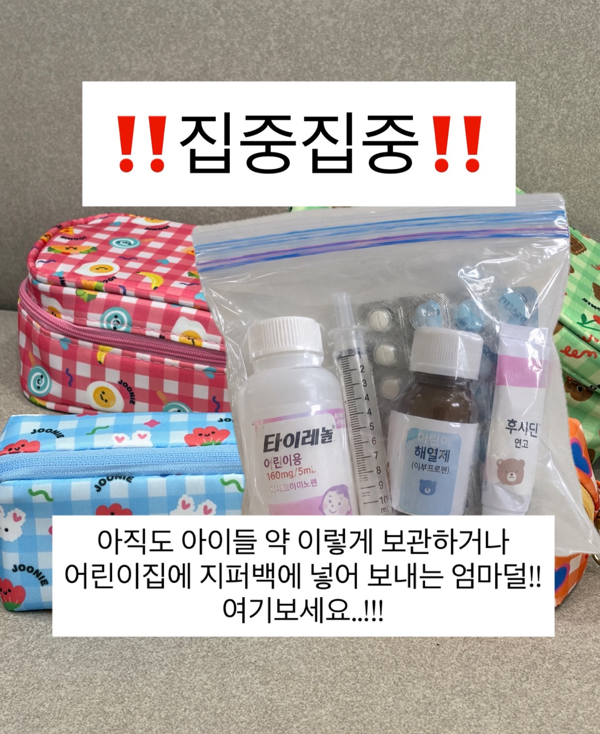 주니 보냉파우치 & 미니 보냉파우치